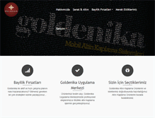 Tablet Screenshot of goldenika.com